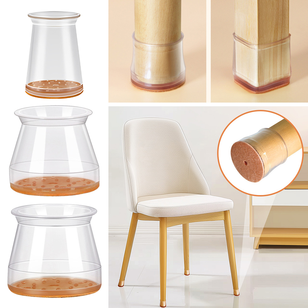 8pcs/Set Round Chair Leg Cover - Visitor Chair Padded 评论和价格