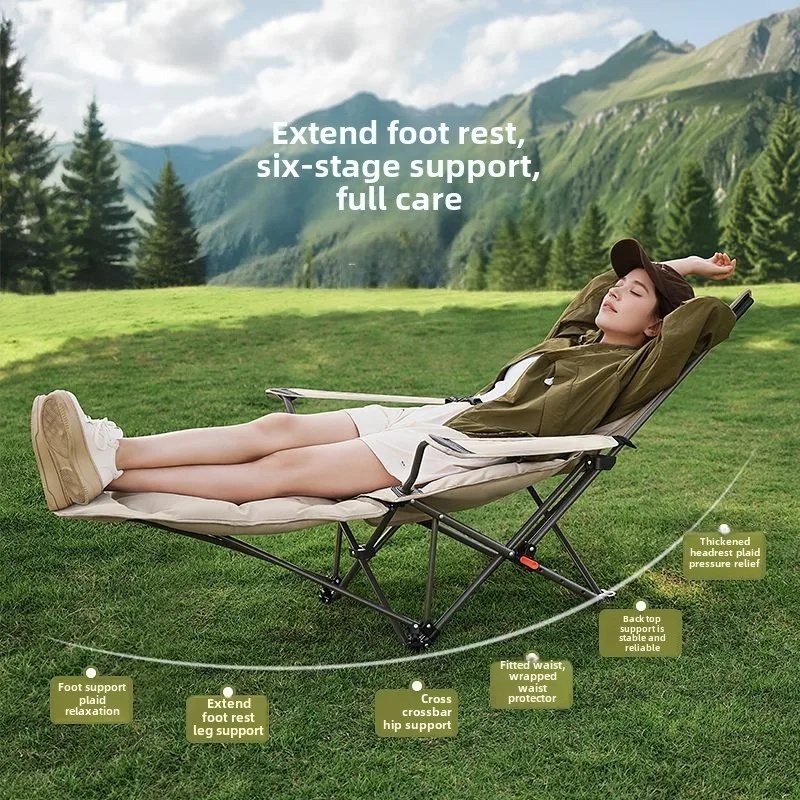 Folding Camping Chair Recliner - Visitor Chair Padded 评论和价格