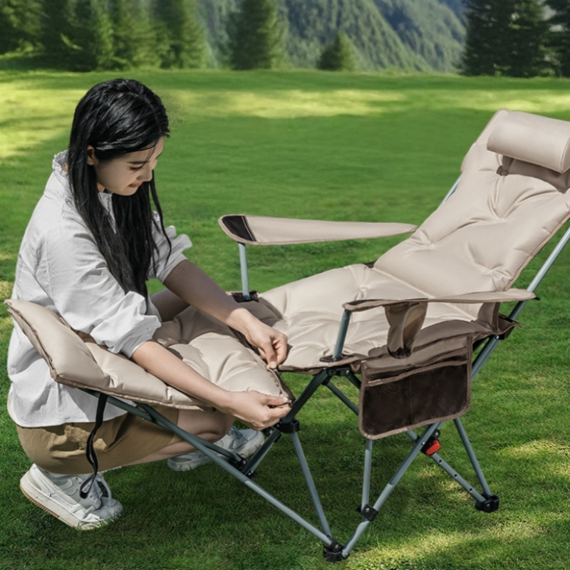 Folding Camping Chair Recliner - Visitor Chair Padded 评论和价格