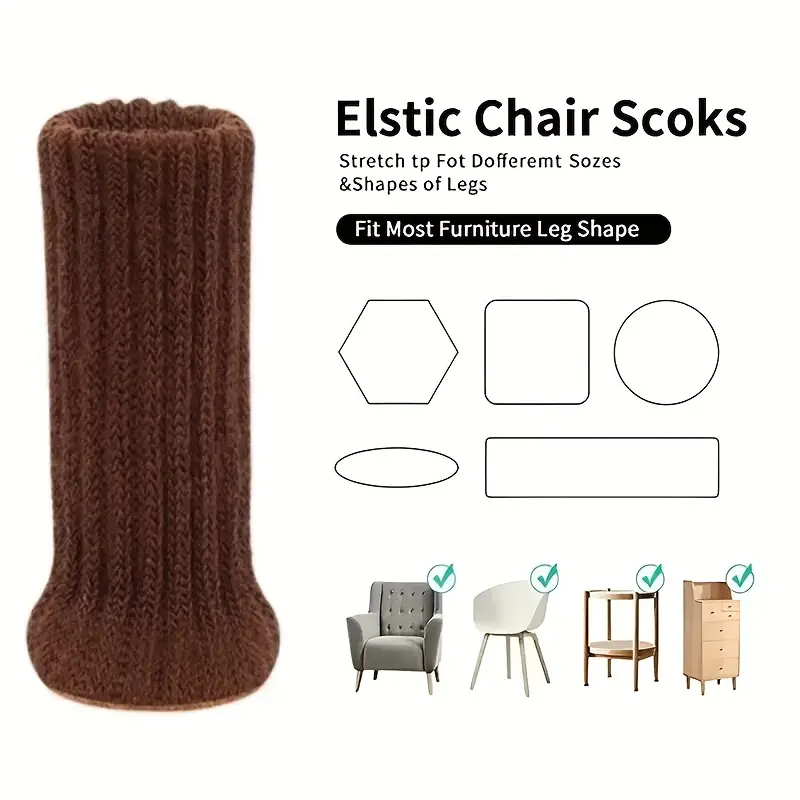 4/8/16PCS Chair Leg Socks High - Visitor Chair Padded 评论和价格