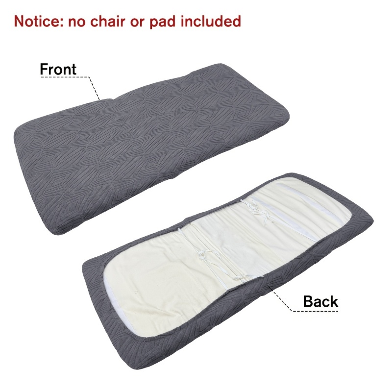 1PC Jacquard Chair Pad Slipcov - Visitor Chair Padded 评论和价格