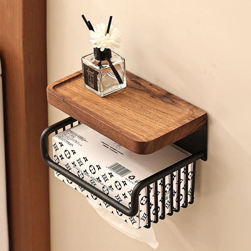Walnut paper towel holder bath - Paper Basket Mesh 评论和价格