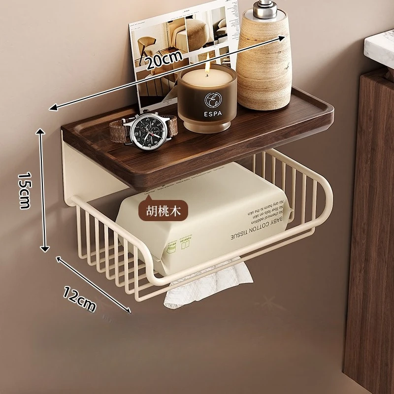 Walnut paper towel holder bath - Paper Basket Mesh 评论和价格