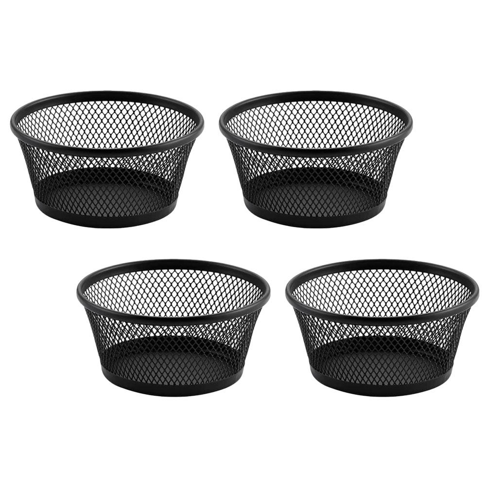 4Pcs Mesh Paperclip Holders De - Paper Basket Mesh 评论和价格