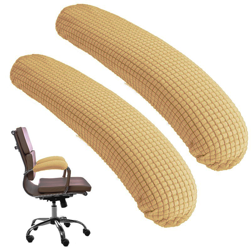 2 Pcs Office Chair Armrest Cov - Visitor Chair Padded 评论和价格