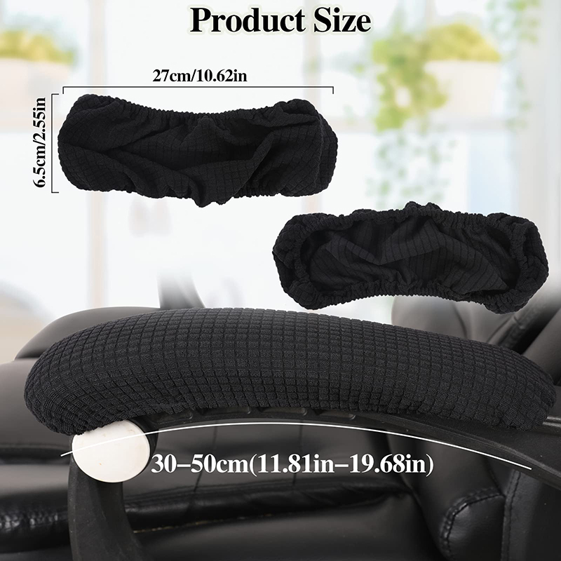 2 Pcs Office Chair Armrest Cov - Visitor Chair Padded 评论和价格