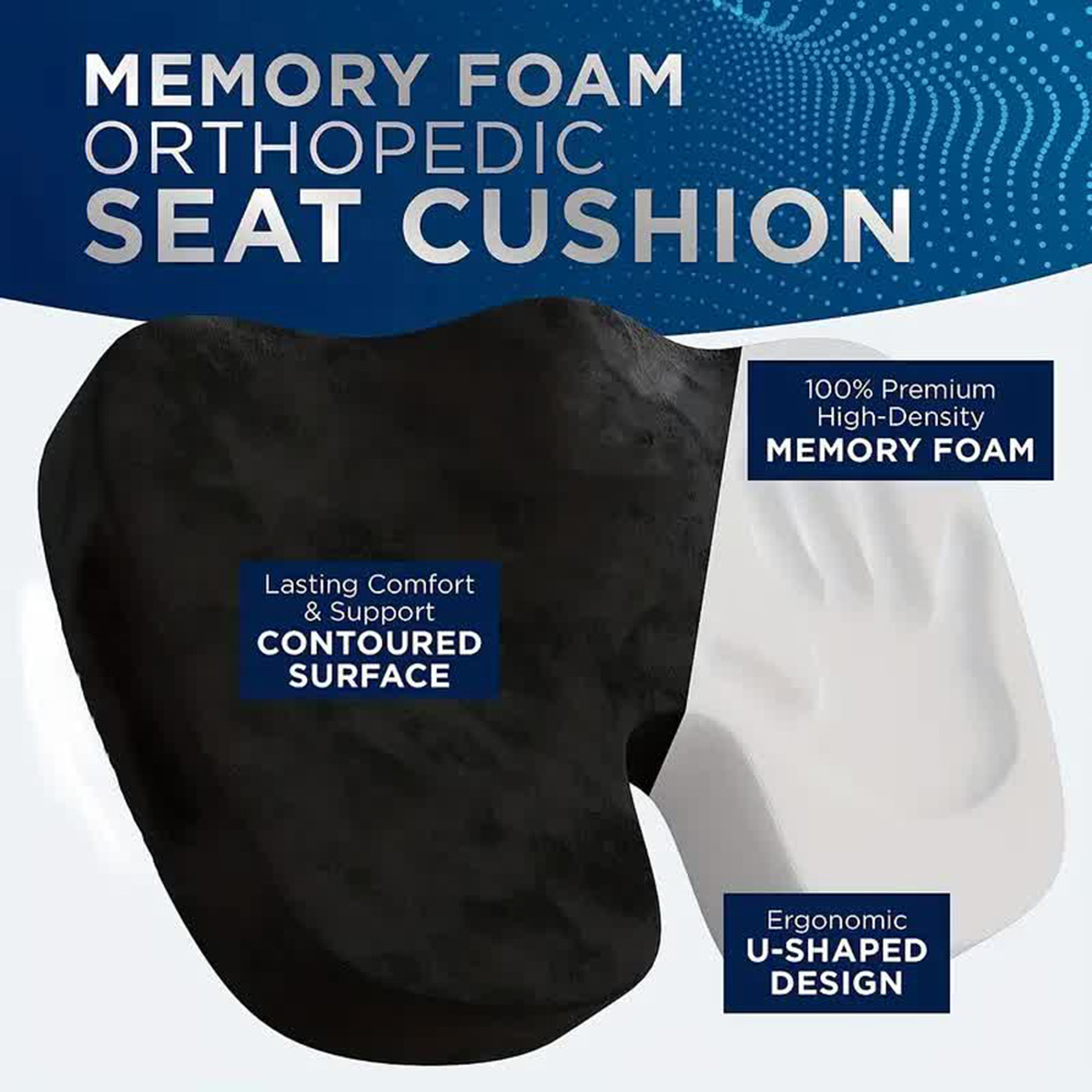 Travel Seat Cushion Memory Foa - Visitor Chair Padded 评论和价格